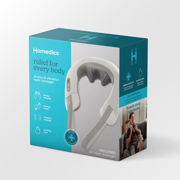 Homedics Shiatsu & Vibration Neck Massager with Heat